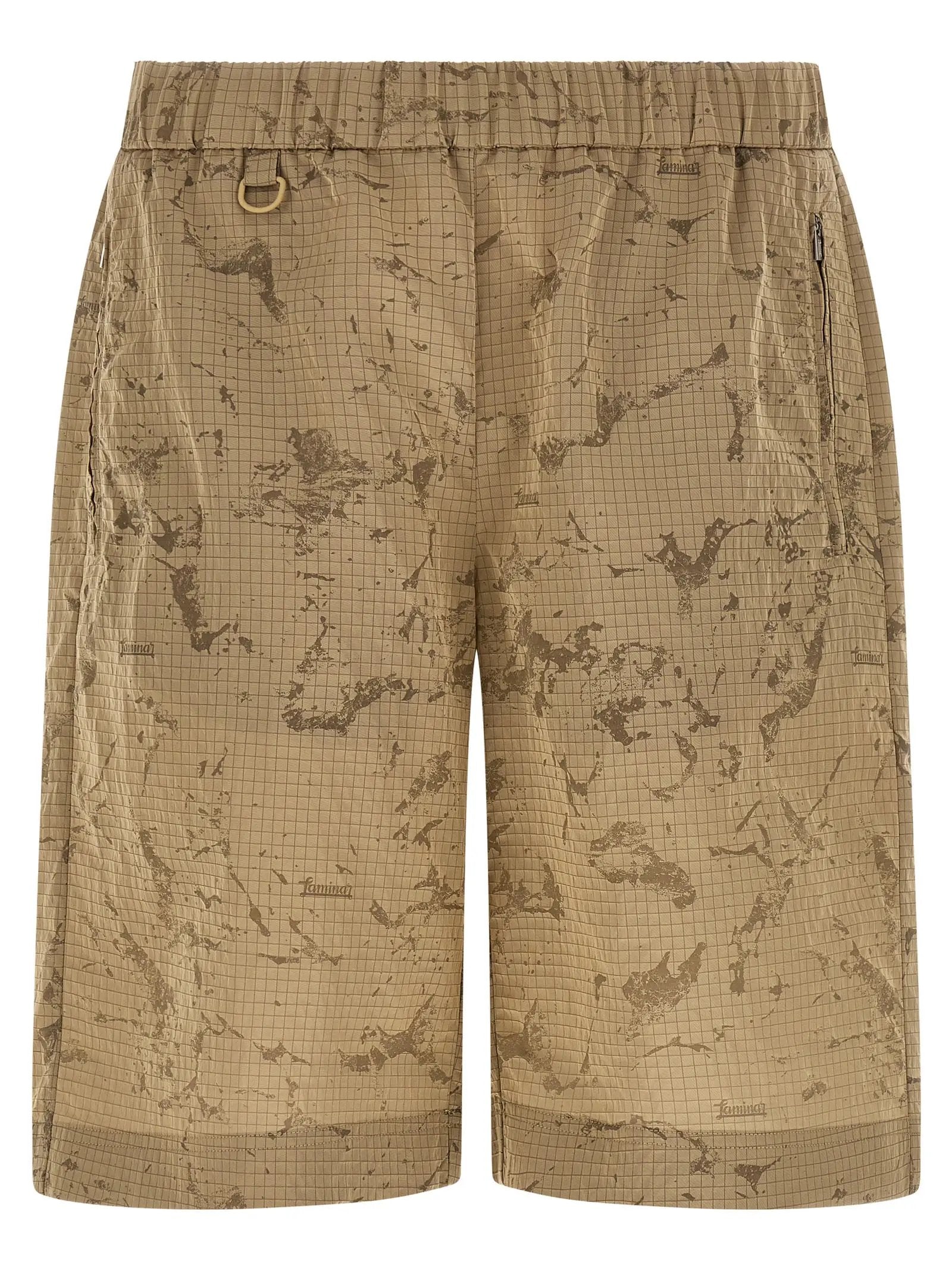 LAMINAR Beige Polyamide Bermuda Shorts