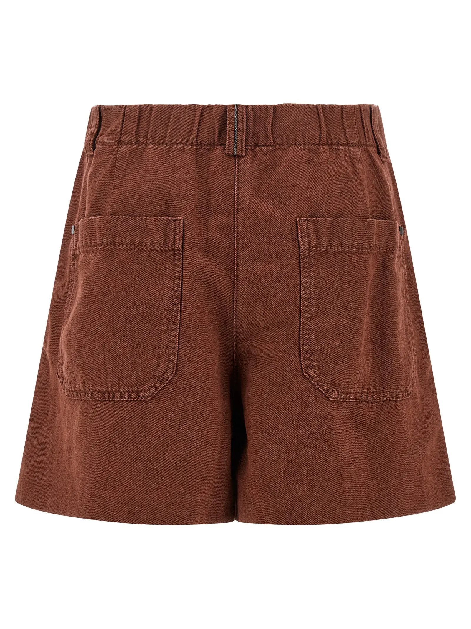 Brunello Cucinelli Multicolor Cotton Bermuda Shorts