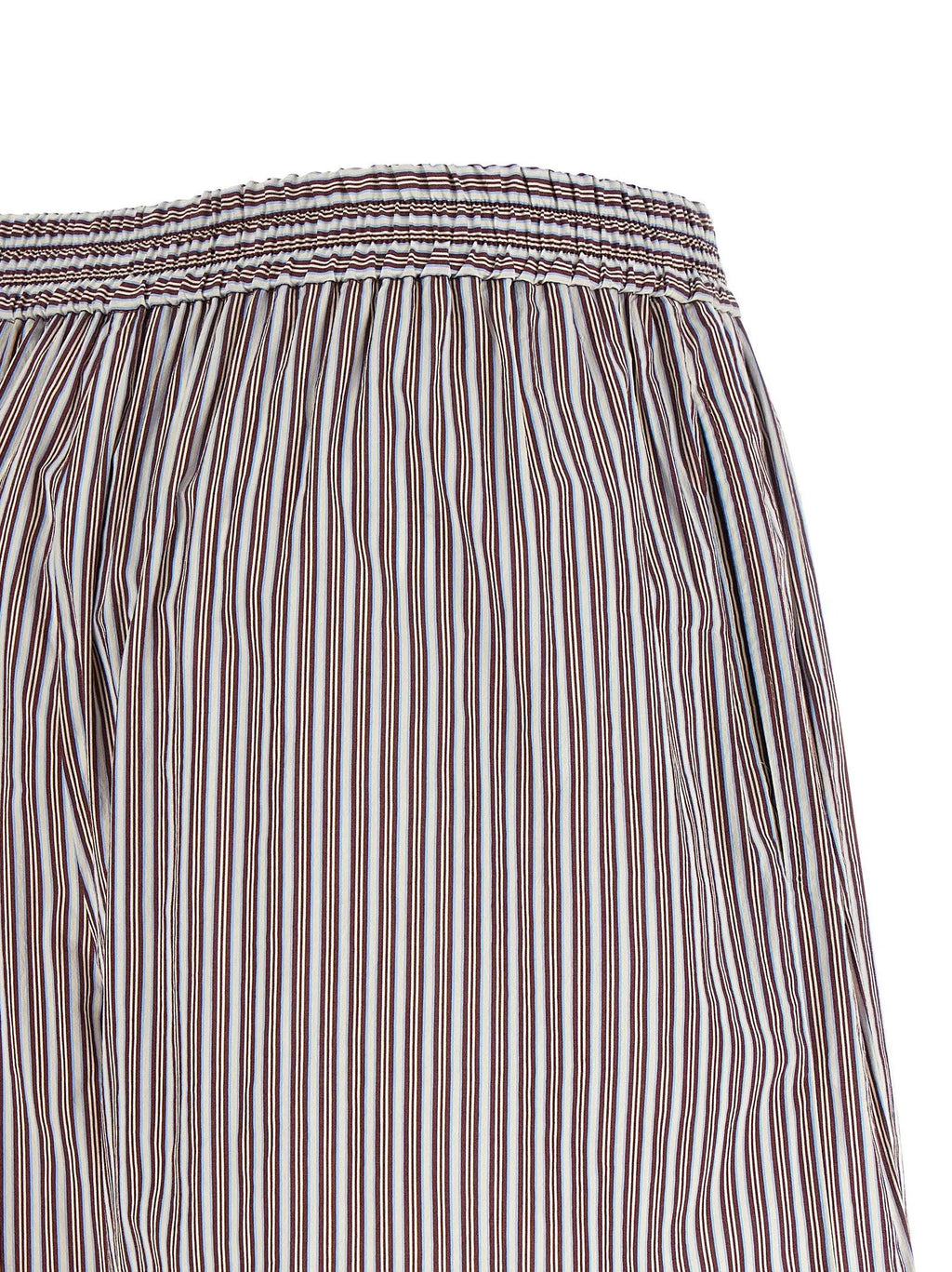 Brunello Cucinelli Bordeaux Cotton Bermuda Shorts