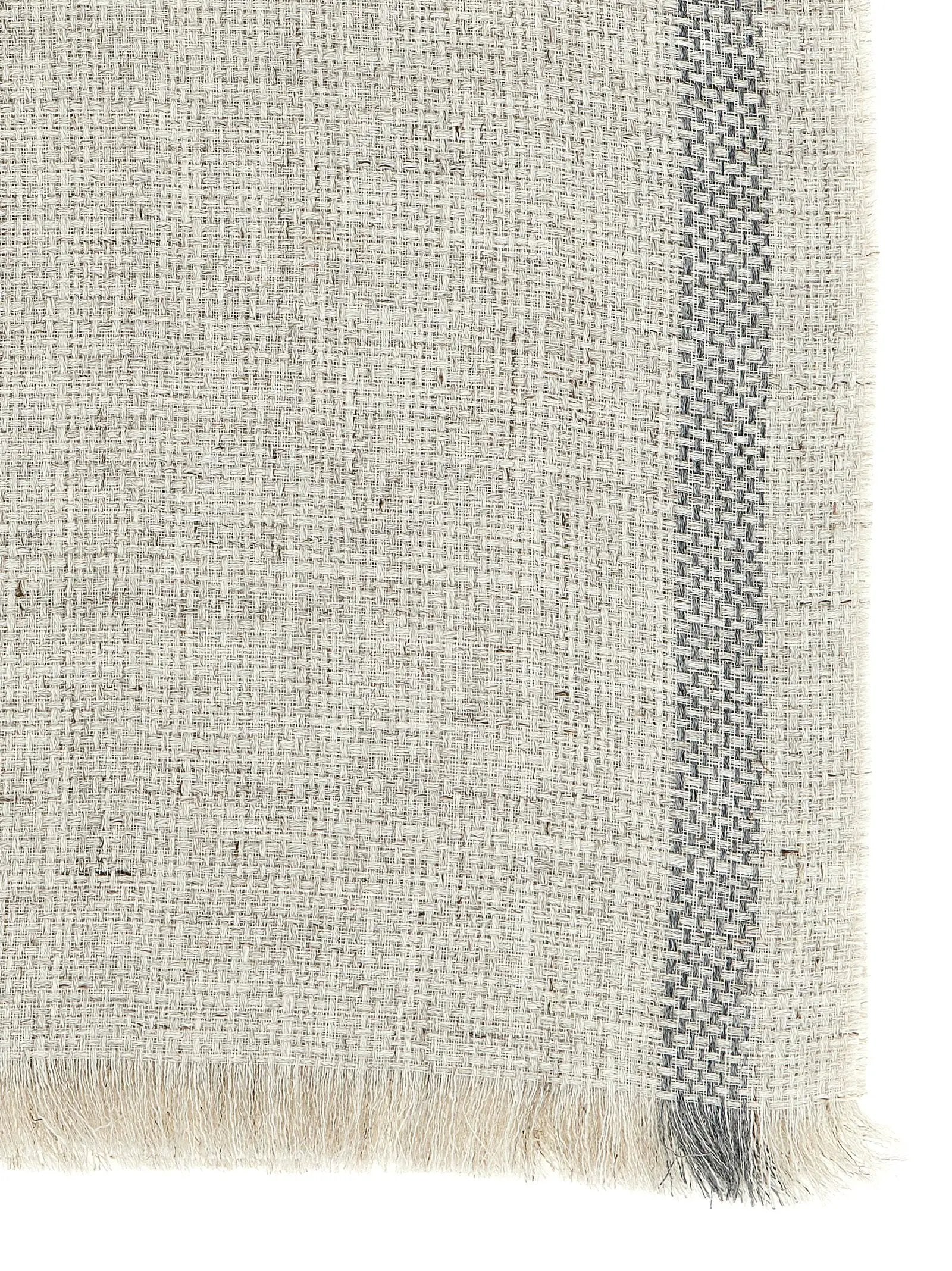 Brunello Cucinelli Gray Linen Scarf