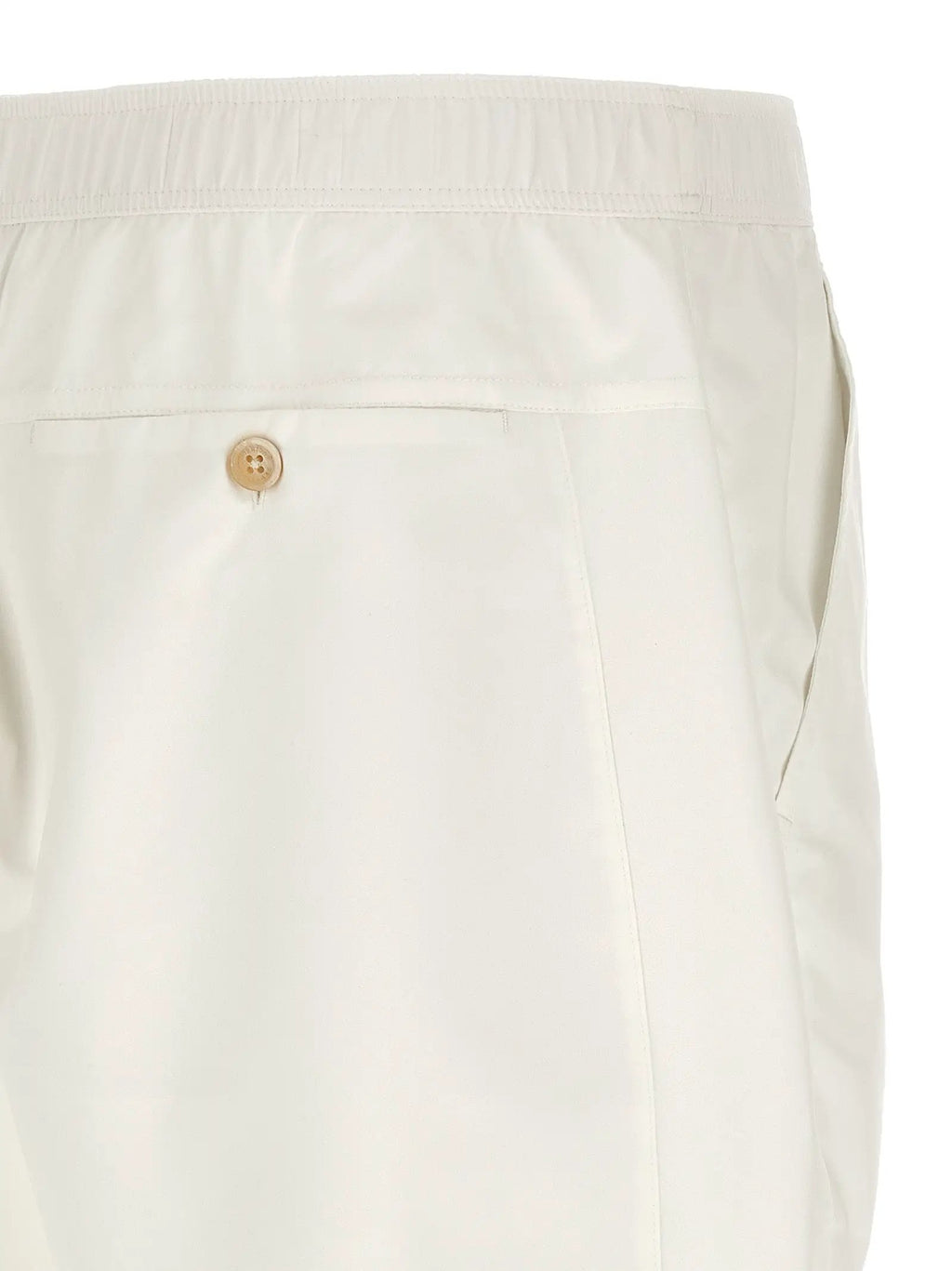 Brunello Cucinelli White Polyester Bermuda Shorts