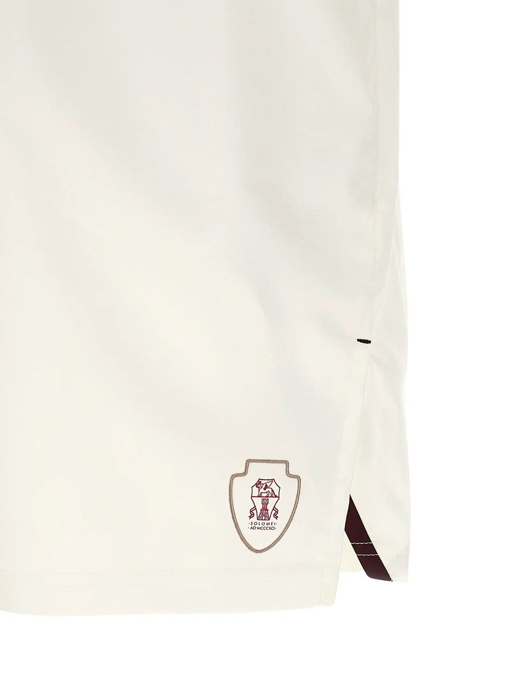 Brunello Cucinelli White Polyester Bermuda Shorts