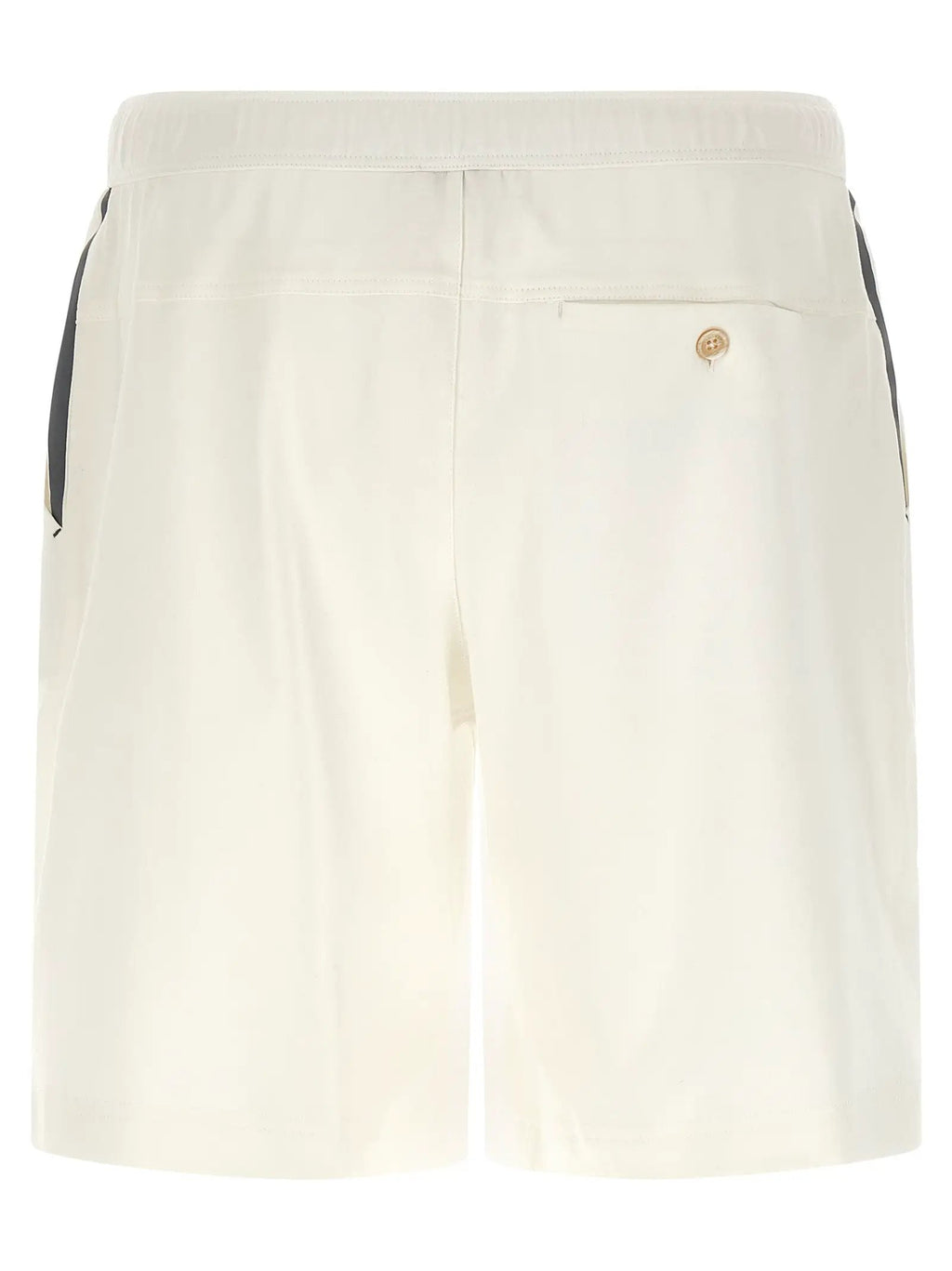 Brunello Cucinelli White Cotton Bermuda Shorts