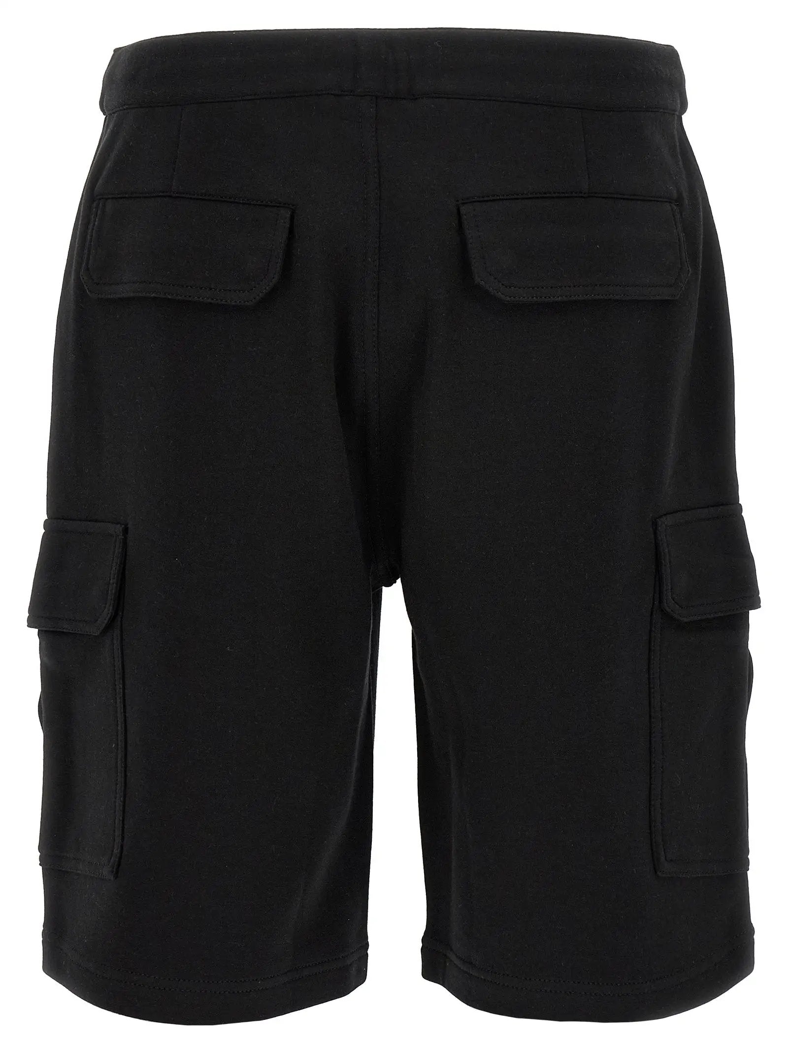 Brunello Cucinelli Black Cotton Bermuda Shorts