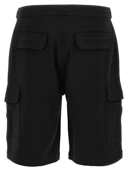 Brunello Cucinelli Black Cotton Bermuda Shorts