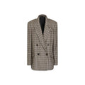Brunello Cucinelli Brown Alpaca Leather Blazer