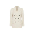 Brunello Cucinelli White Cotton Blazer