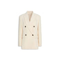 Brunello Cucinelli White Cotton Blazer
