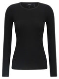 Theory Black Merino Wool Cardigan