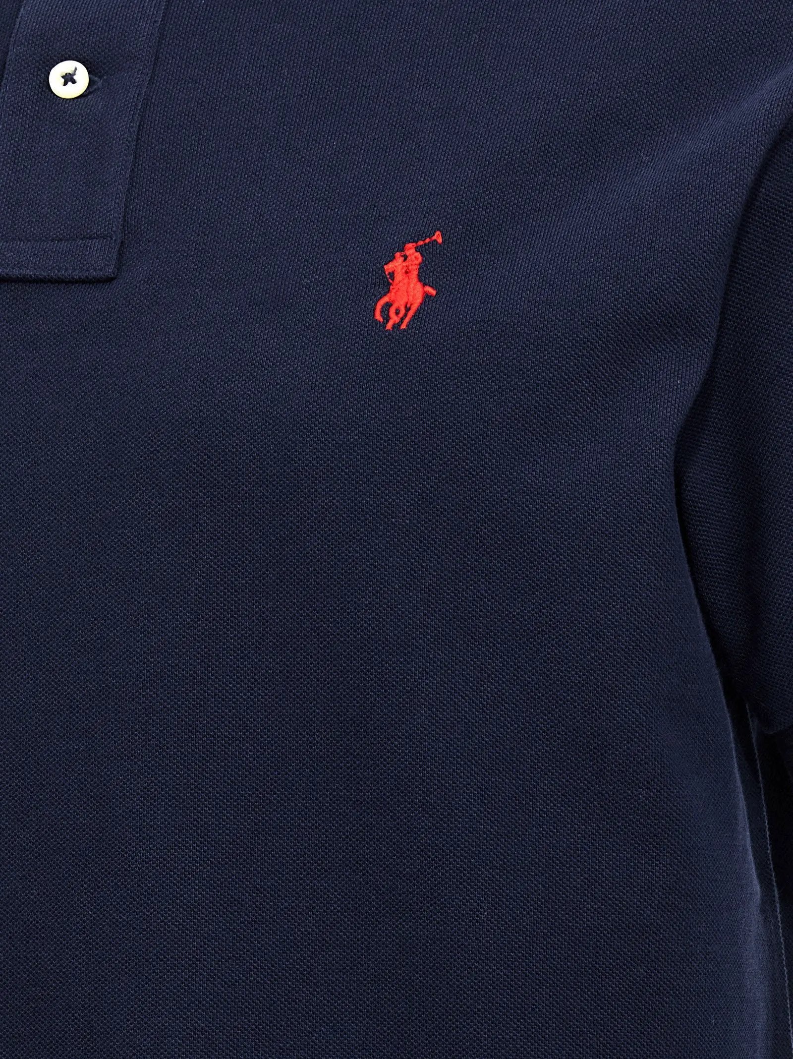 Polo Ralph Lauren Blue Cotton Polo Shirt