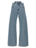 Maison Margiela Blue Cotton Jeans Denim