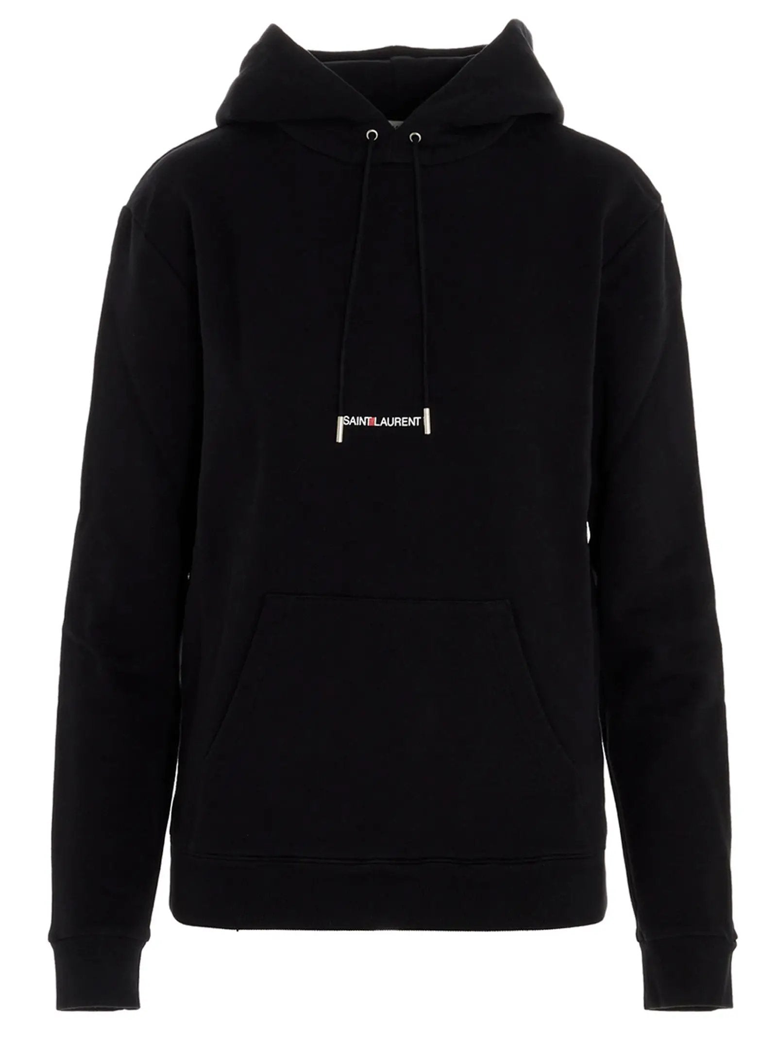 Saint Laurent Black Cotton Sweatshirt
