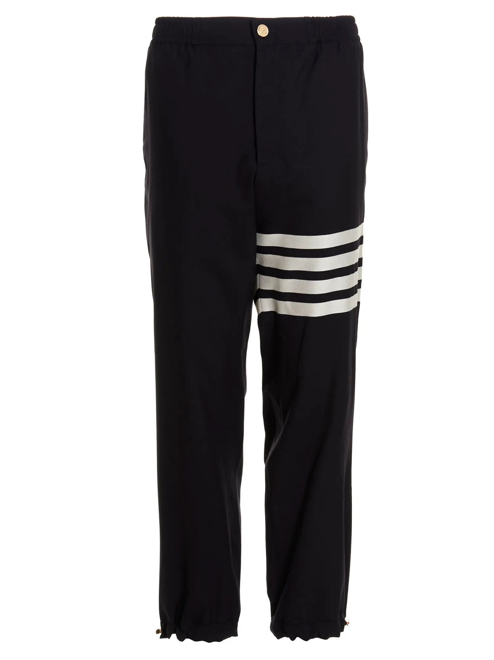 Thom Browne Blue Wool Athletic Pants
