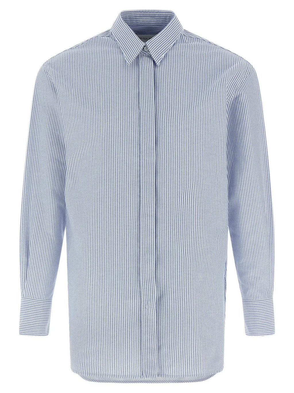 Golden Goose Blue Cotton Blouse