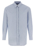 Golden Goose Blue Cotton Blouse