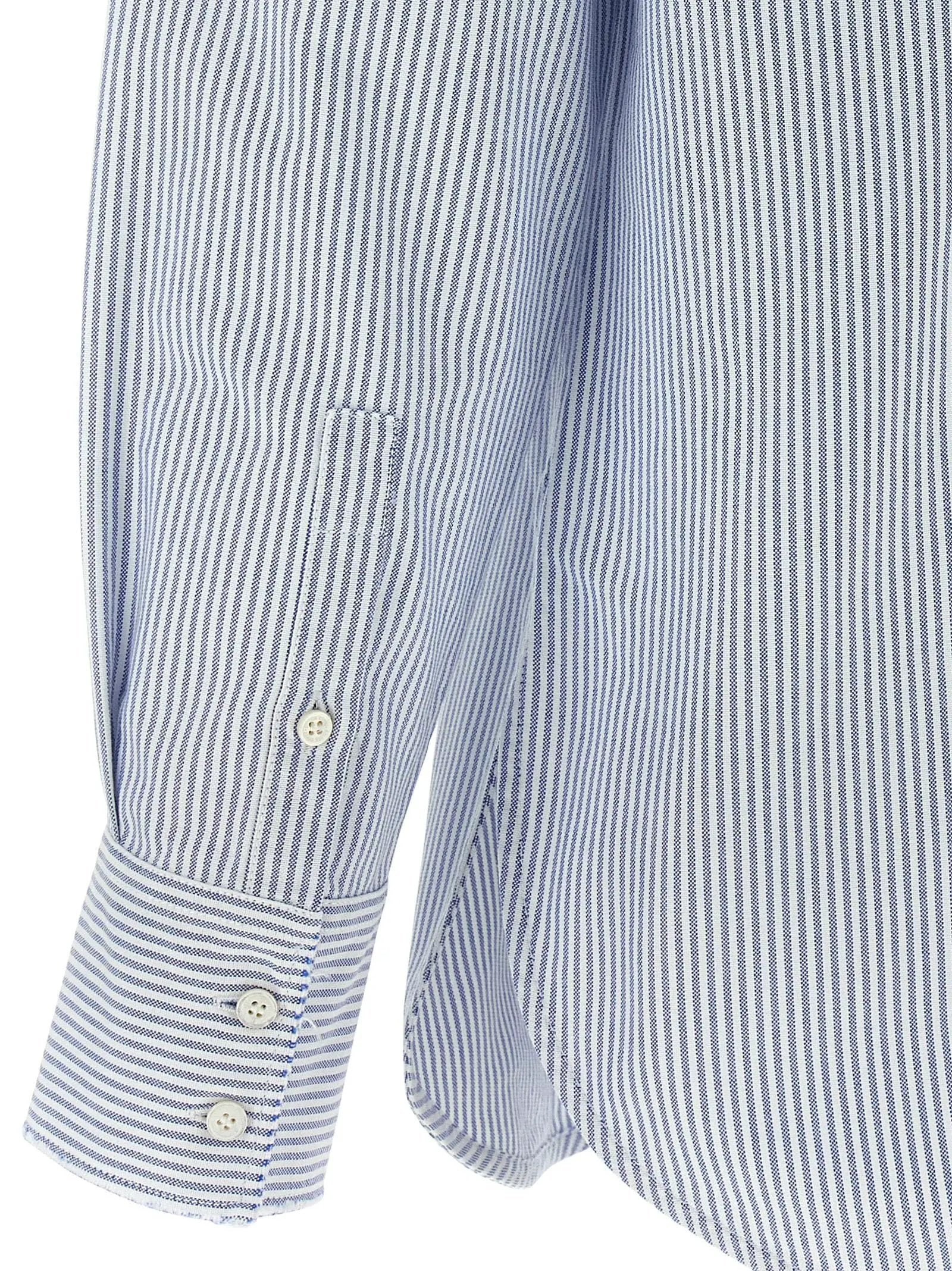 Golden Goose Blue Cotton Blouse