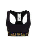 Versace Black Polyamide Sport Bra