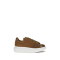 Baskets Chunky Alexander McQueen en Cuir de Veau Marron Bos Taurus