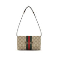 Portefeuille Gucci en tissu marron