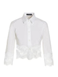 Dolce & Gabbana White Cotton Blouse