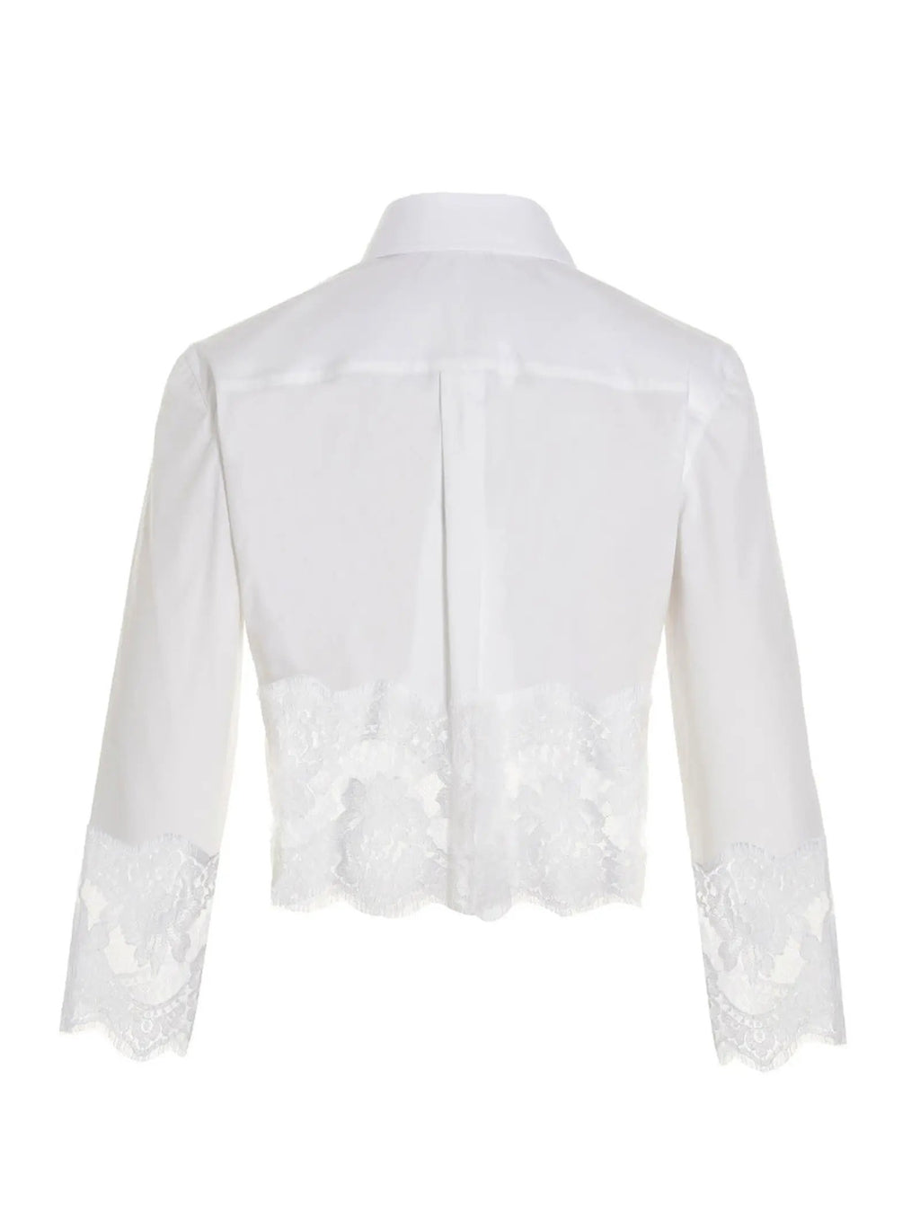 Dolce & Gabbana White Cotton Blouse