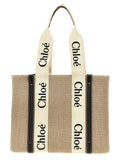 Chloé Beige Calfskin Tote Bag