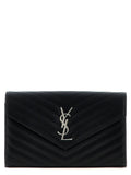 Saint Laurent Black Calfskin Clutch Bag