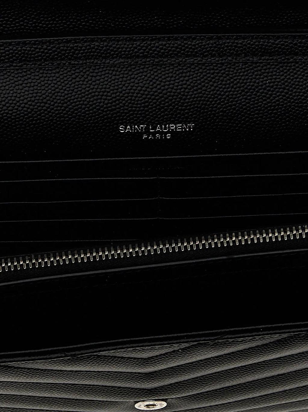 Saint Laurent Black Calfskin Clutch Bag