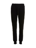 Pantalon de jogging en coton noir Dolce &amp; Gabbana (pantalon de sport)