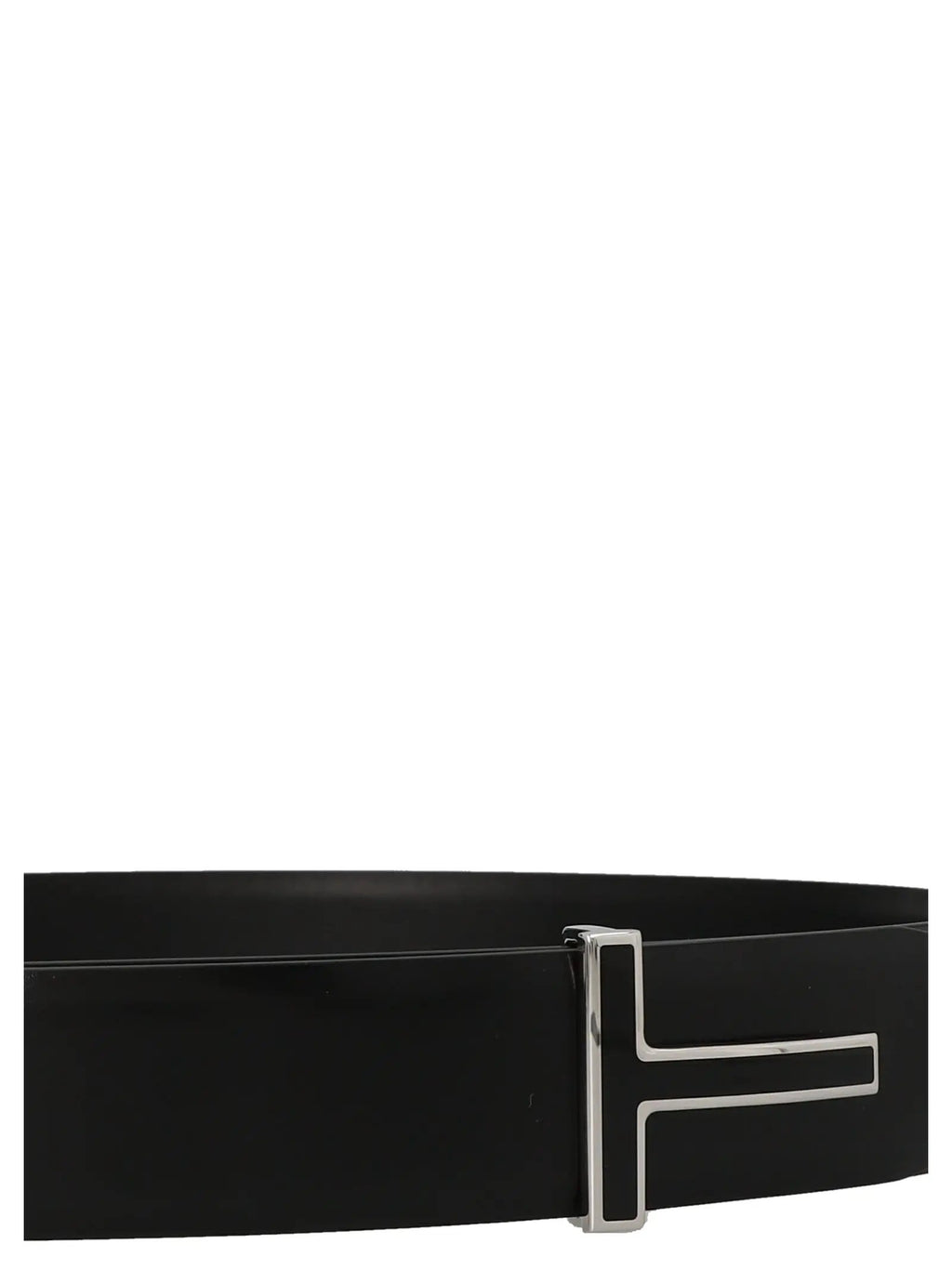 Tom Ford Black Calfskin Regular Belt