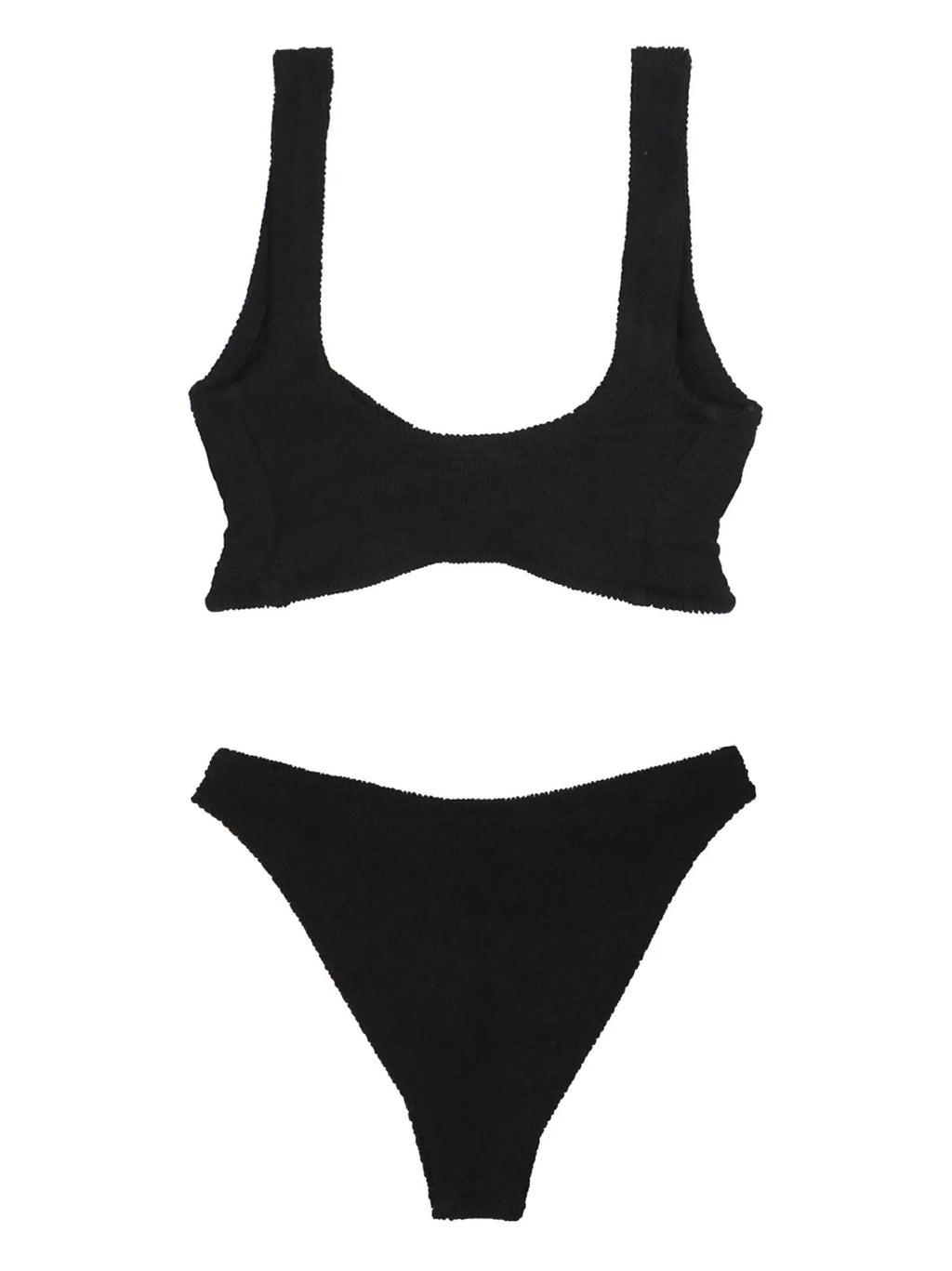 Hunza G Black Nylon Bikini
