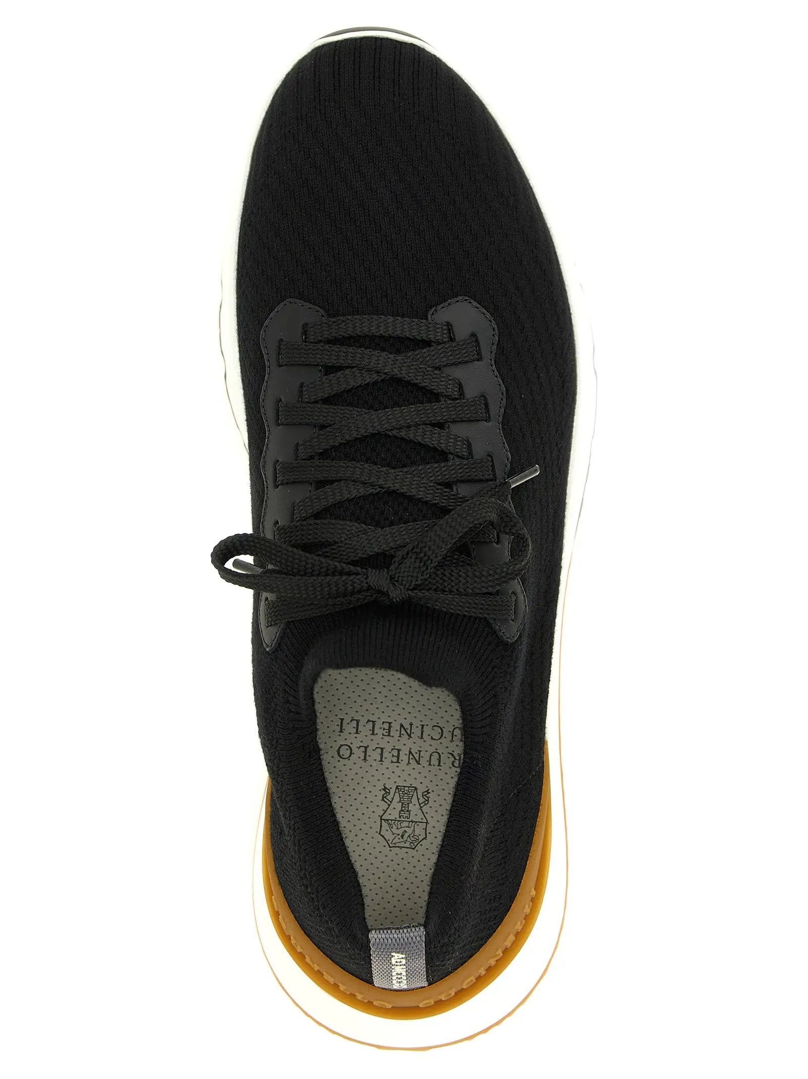Brunello Cucinelli Black Polyethylene Athletic Sneakers