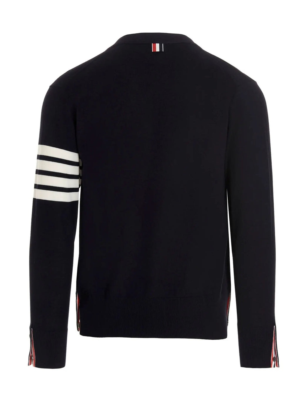 Thom Browne Blue Merino Wool Cardigan