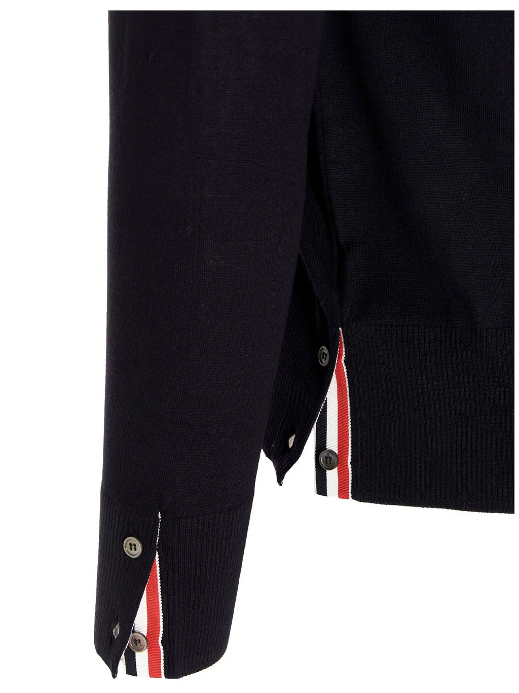 Thom Browne Blue Merino Wool Cardigan