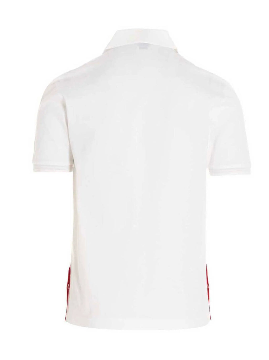 Thom Browne White Cotton Polo Shirt