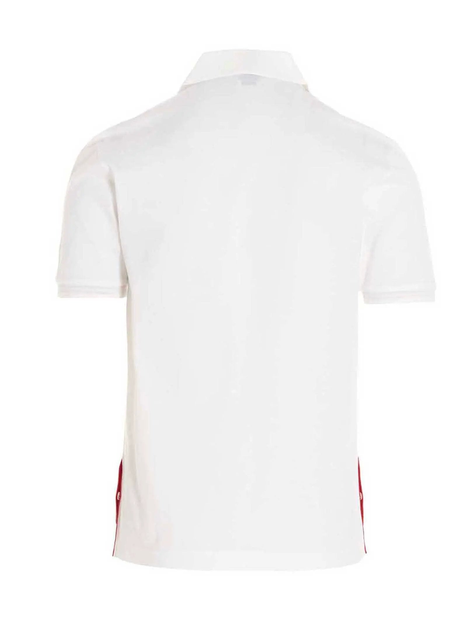 Thom Browne White Cotton Polo Shirt