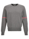 Thom Browne Gray Cotton Cardigan