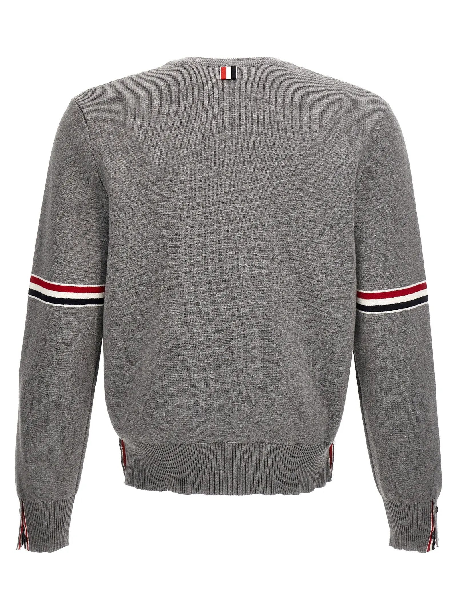 Thom Browne Gray Cotton Cardigan
