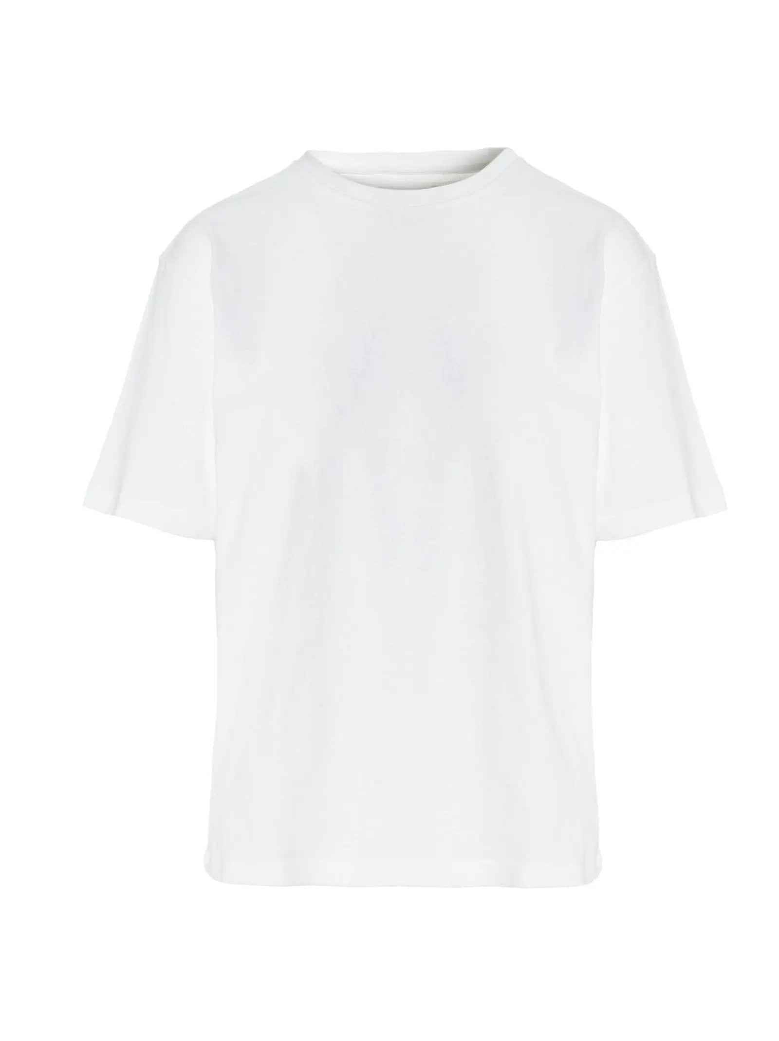 Khaite White Cotton T-Shirt