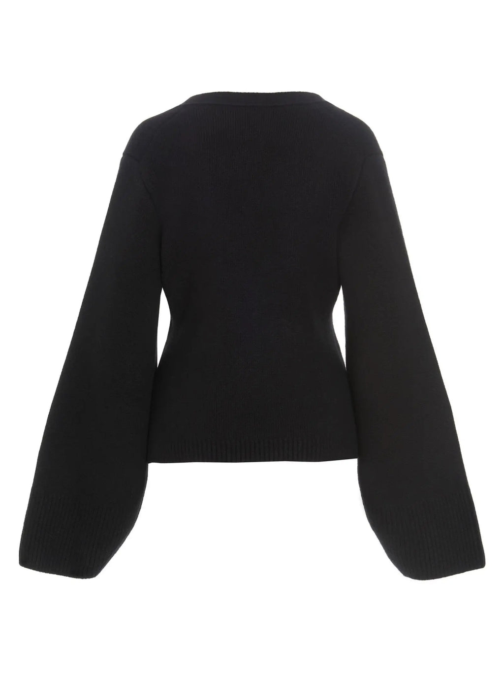 Khaite Black Cashmere Cardigan