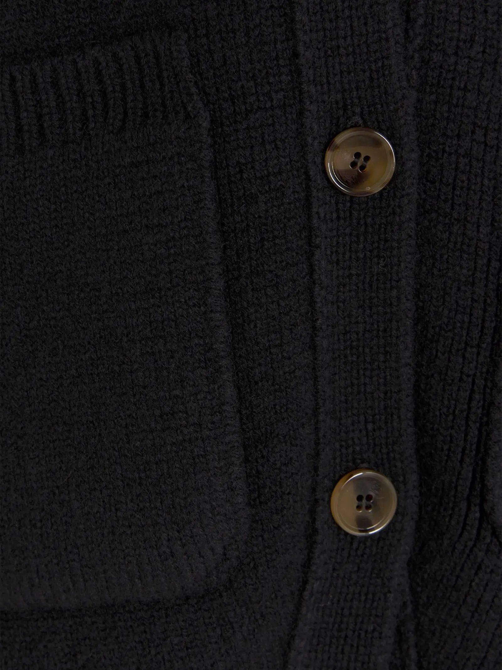 Khaite Black Cashmere Cardigan