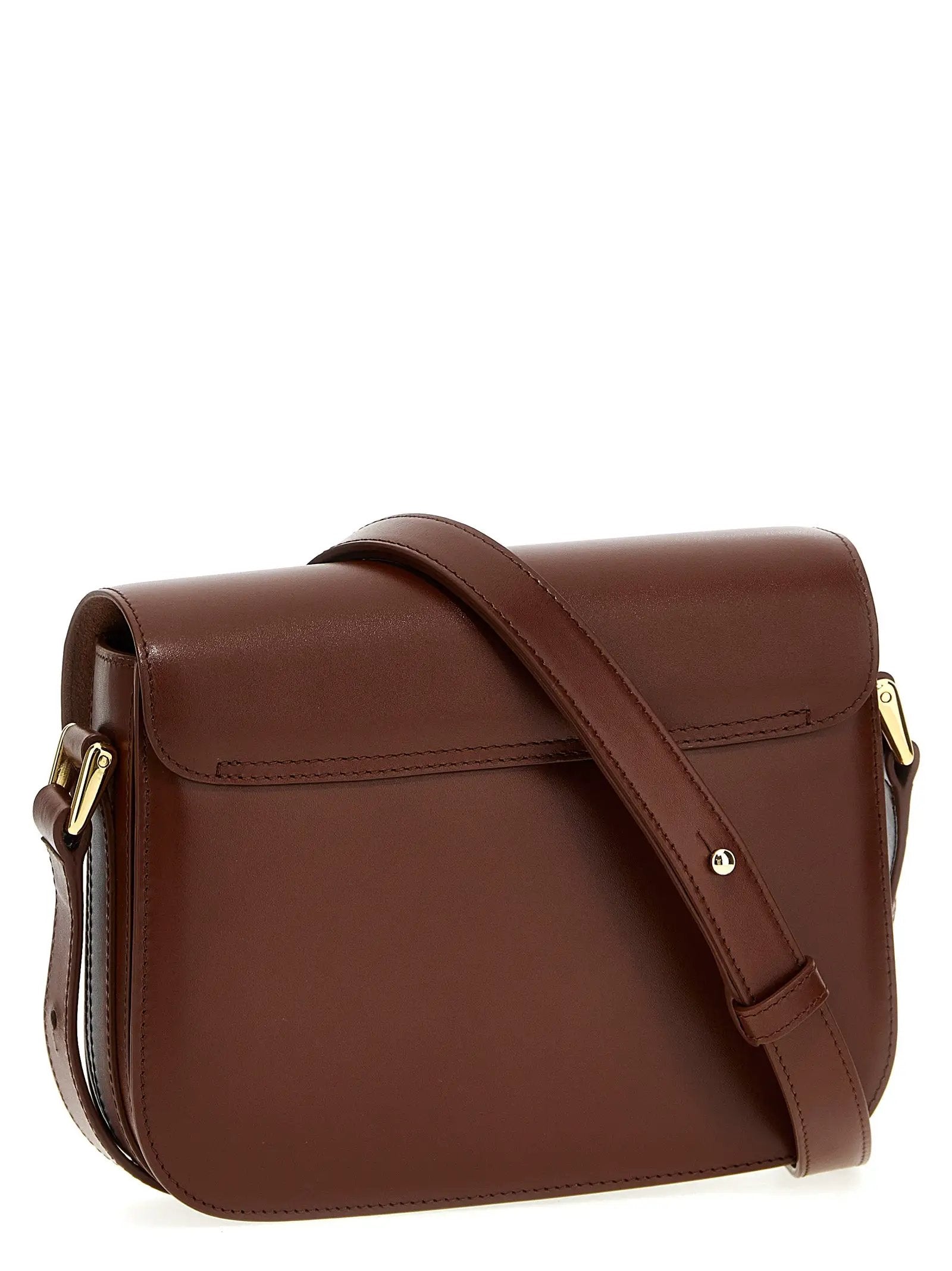 A.P.C. Brown Cowhide Crossbody Bag