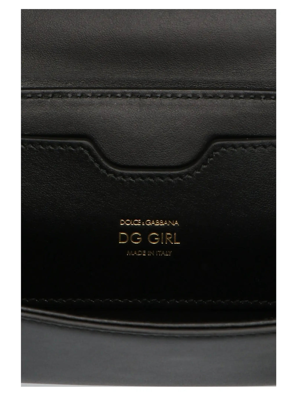Sac bandoulière Dolce & Gabbana en cuir de veau noir