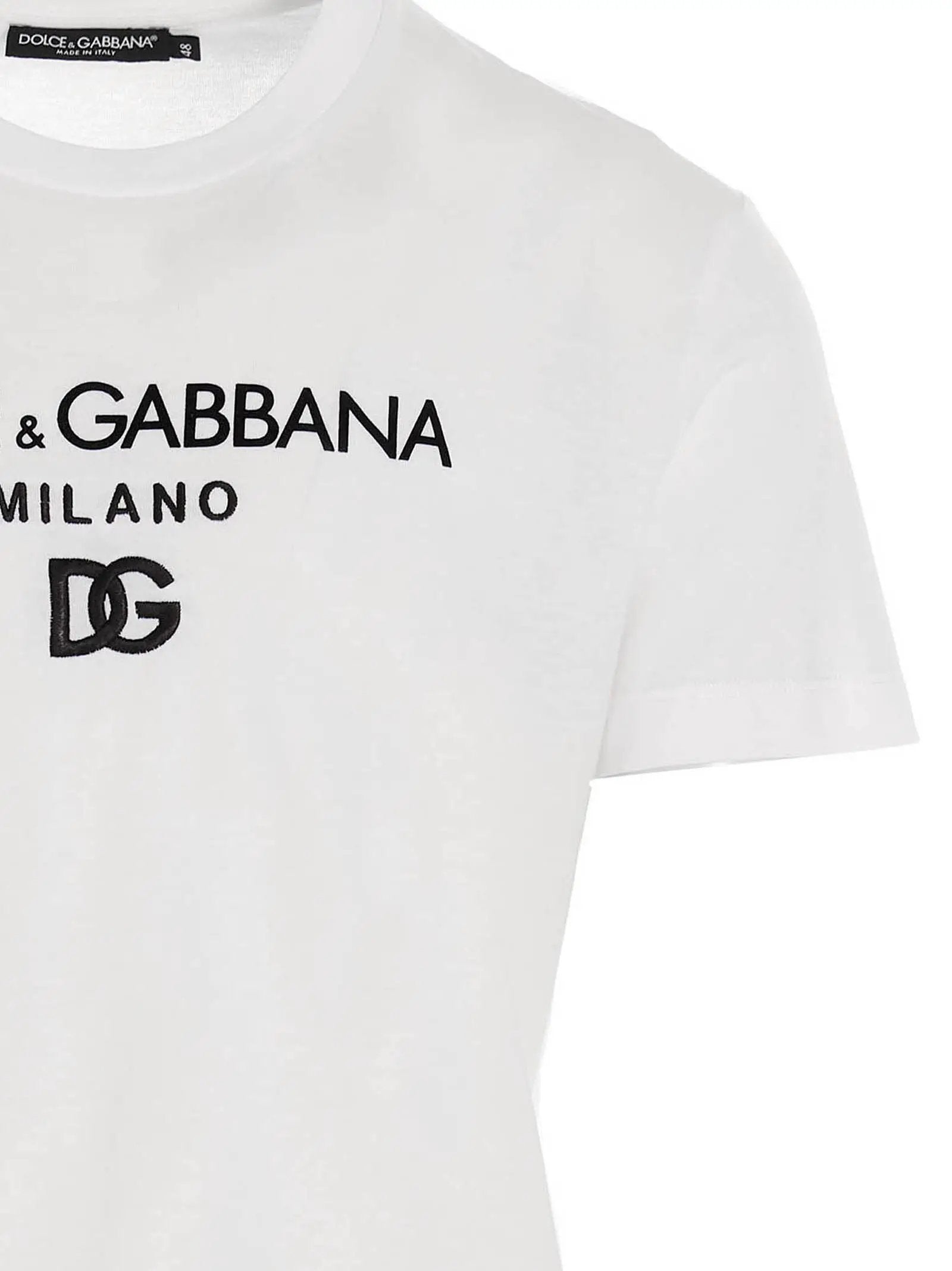 Dolce & Gabbana White Cotton T-Shirt
