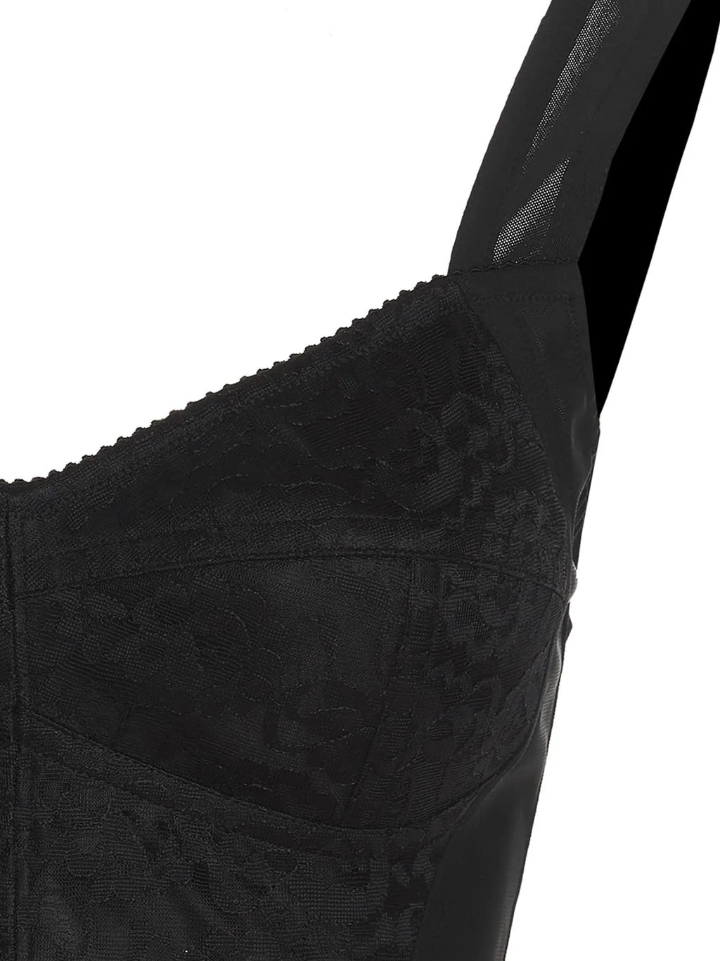Dolce & Gabbana Black Polyamide Tank Tops