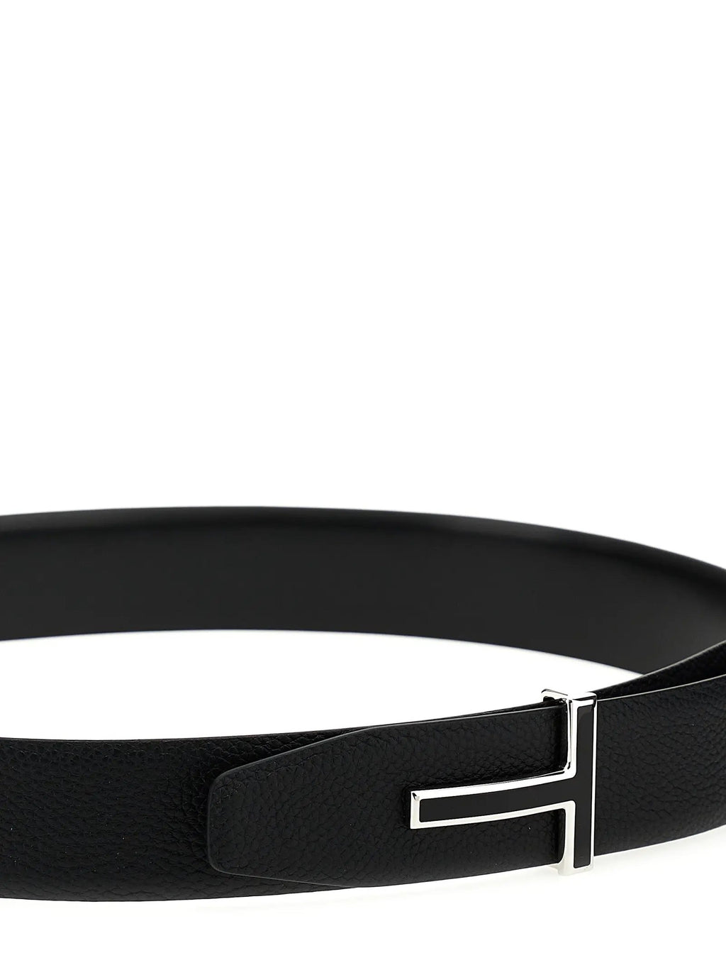 Tom Ford Black Calfskin Regular Belt