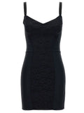 Dolce & Gabbana Black Polyester Short Dress