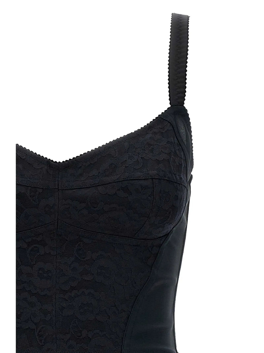 Dolce & Gabbana Black Polyester Short Dress