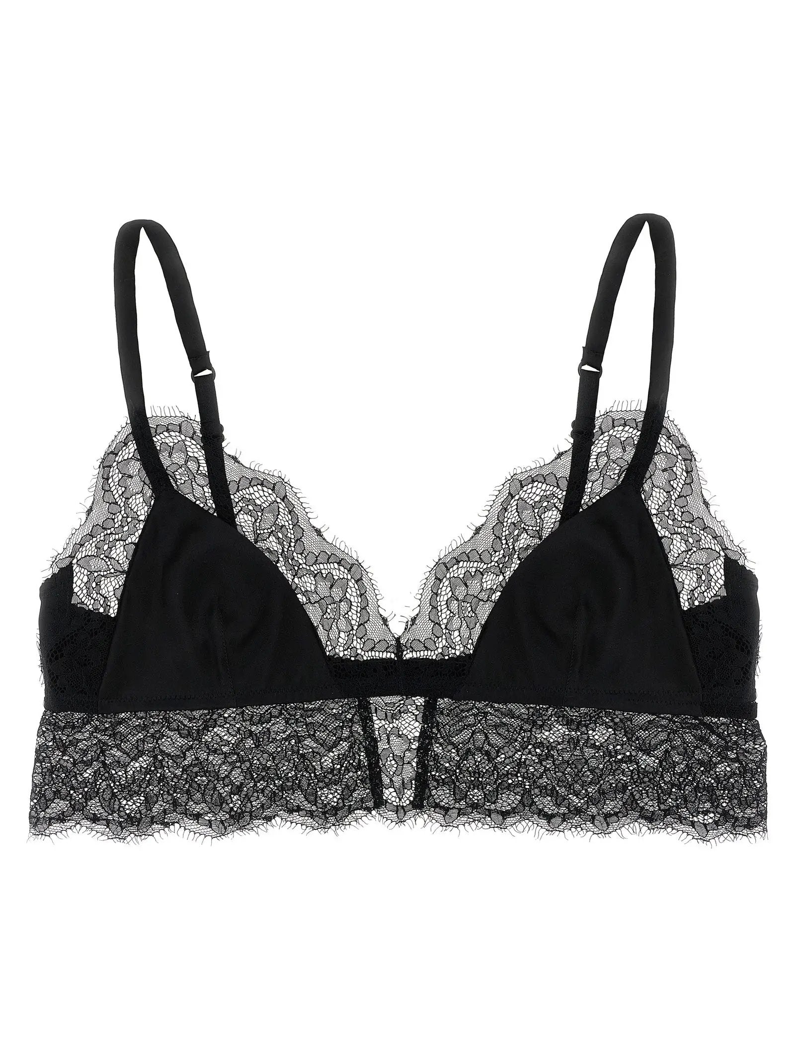Dolce & Gabbana Black Silk Bra