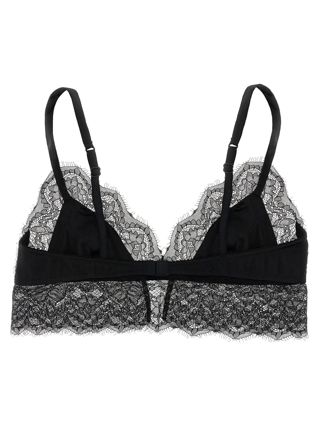Dolce & Gabbana Black Silk Bra